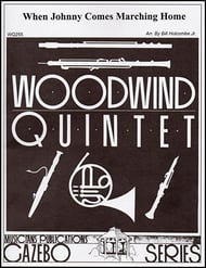 WHEN JOHNNY COMES MARCHING HOME WOODWIND QUINTET cover